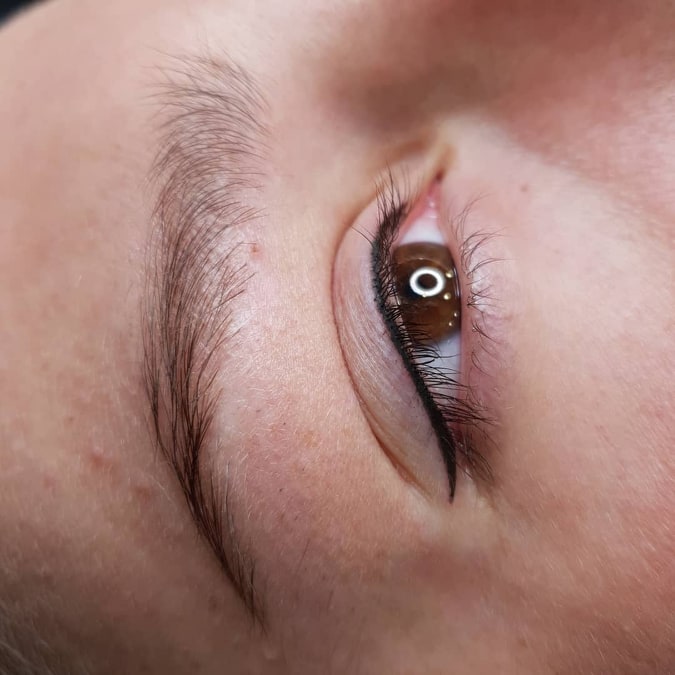 Eyeliner med "flick"